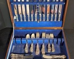 Vintage Sterling Silver Flatware Set - Reed & Barton Francis I Service for 12
