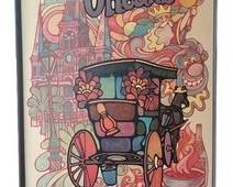 Psychedelic Art Poster - Vintage John Lichtenwalner La Nouvelle Orleans