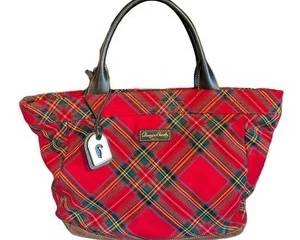 Tote Bag - Dooney & Bourke Tartan Victoria Tote Bag