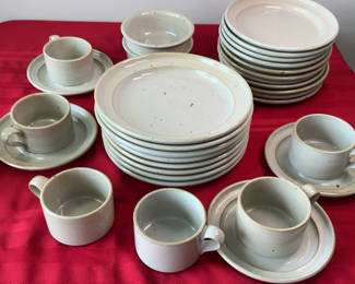 Lot 54: Dansk Earth tone Stone Ware Dishes