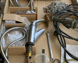 Lot 138: Mixed Plumbing, Electrical, and Hardware Lot