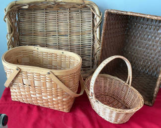 Lot 74: 4 Unique Baskets