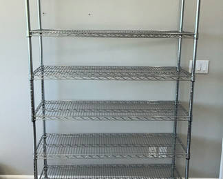 Lot 161: Rolling Steel Shelving