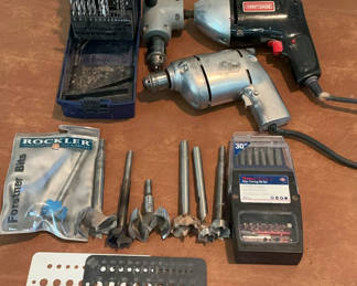 Lot 41: Craftsman Drills And Bits