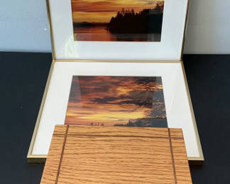 Lot 152: Artwork And Wood Box
