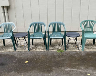 Lot 127: Patio Chairs and Tables