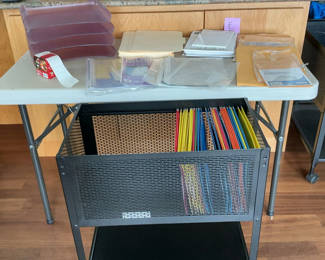Lot 76: Rolling File Cabinet, Office Supplies