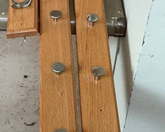 Lot 106: Three Wall Coat Hooks