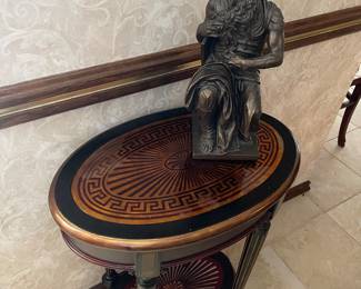 Greek Key design side table