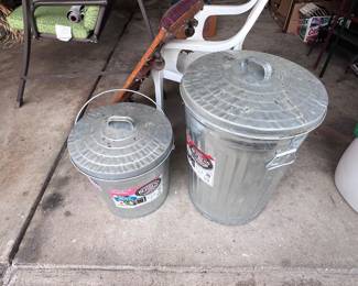 Galvanized cans