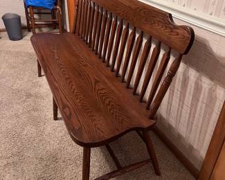 Amish made bench