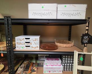 Decorative Storage / Photo Boxes, Rustic Wood cabin/forest themed wall art