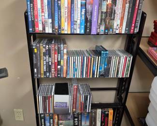 CDs, DVDs, VHS