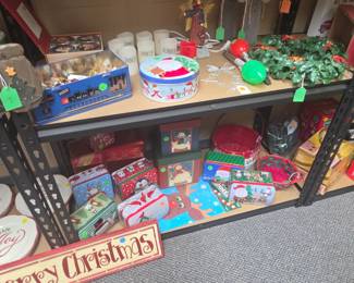 Christmas Candles, Tins, Baskets and more!