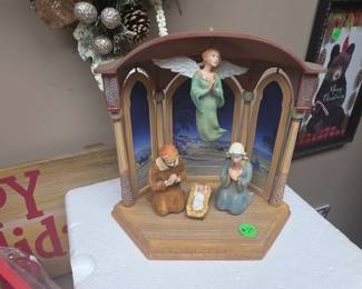 Ceramic Nativity Scene