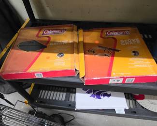 Coleman Cast Iron Griddle and Stove Grate