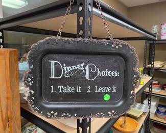Kitchen Metal Wall Decor