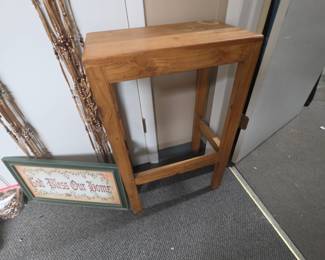 Tall Wood Console Table (perfect size for an aquarium table)