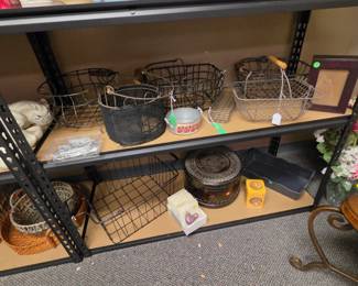 Lots of Metal Baskets