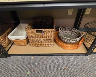 Woven Baskets and Bins