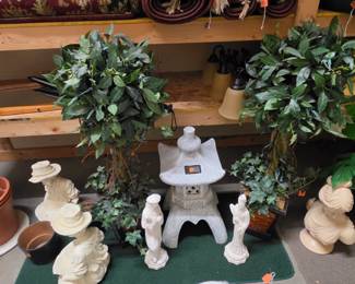 More Garden Decor and Topiaries