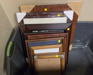 Wood Picture Frames of various sizes