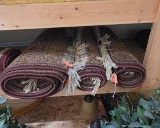 Set of matching area rugs