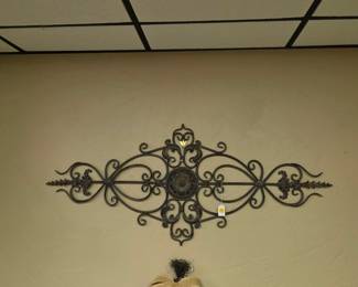 Large Metal Wall Medallion