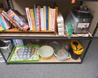 Cookbooks, Cuisinart Frozen Yogurt Maker, Bowls, Pans