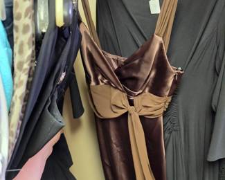 Shimmery brown dress