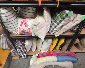 More Decorative Pillows and Door Draft Stoppers