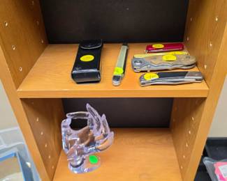 Jewelry hand display, pocket knives