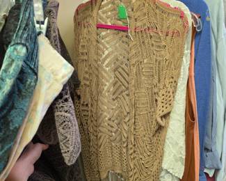 Women's semi sheer cardigan