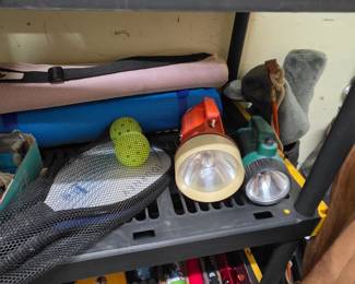 Flashlights, Pickleball Racket/Ball Set, Yoga Mats