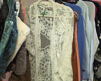 Women's Lace Cardigan duster length