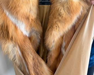 Revillon Paris Fox Fur Coat