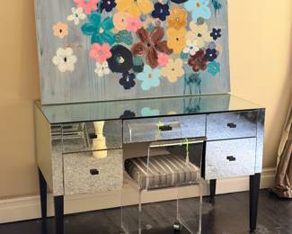 Kelly Styne Art & Lucute Vanity Stool