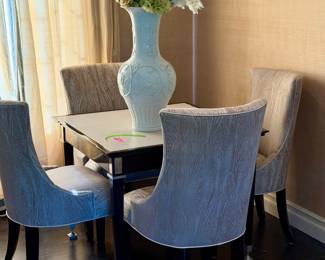 Nancy Corzine game table & chairs