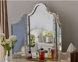 Nancy Corzine triptych mirror