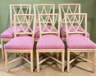 McGuire dining chairs
