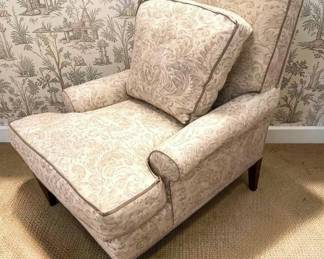 Nancy Corzine club chairs - a pair