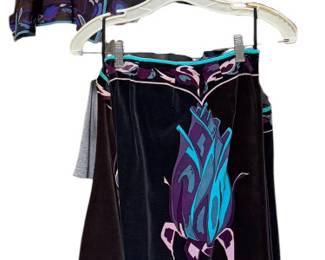 Emilio Pucci Silk Blouse & Velvet Pants & Skirt Set – 1971 