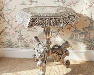 Silver leaf Moroccan table
