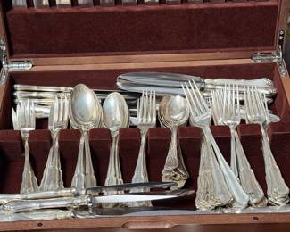 Dresdner Barock Sterling Silver Flatware by M H WILKENS & SOHNE