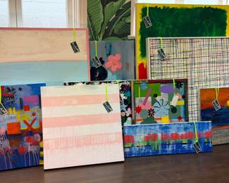 An Assortment of Kelly Styne Paintings