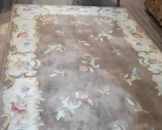 PRESALE - $25 AREA RUG WITH SOME WEAR (SEE CLOSE UP PICS)4'9" x 7'6"