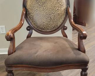 PRESALE - $50 ACCENT CHAIR WITH ANIMAL PRINT