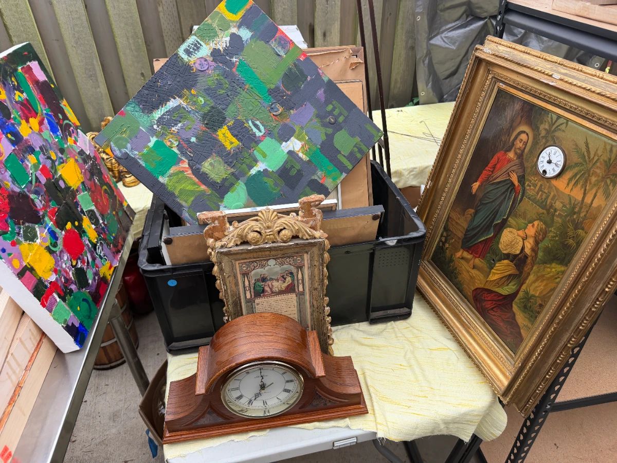 Good Art, Bad Art, Lots of Art, to unpack and hang