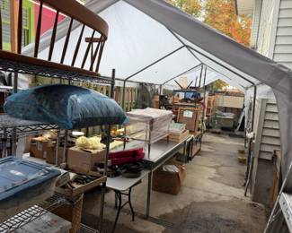 The front tents will have the small collectibles, art and ??