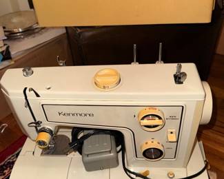 Kenmore sewing machine in case